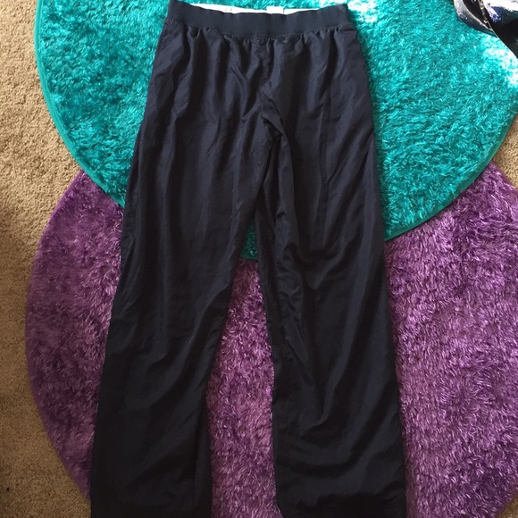 Athletic Works Pants - Windbreaker navy track pants